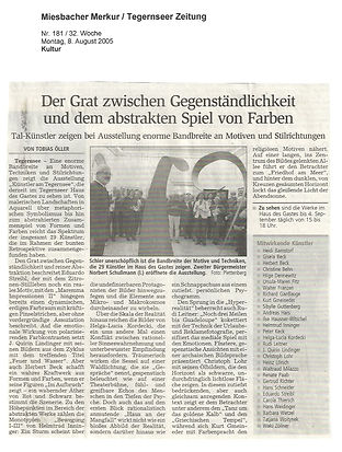 Tegernseer Zeitung 2005