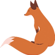 Sweet little fox that guides you through your healing journey