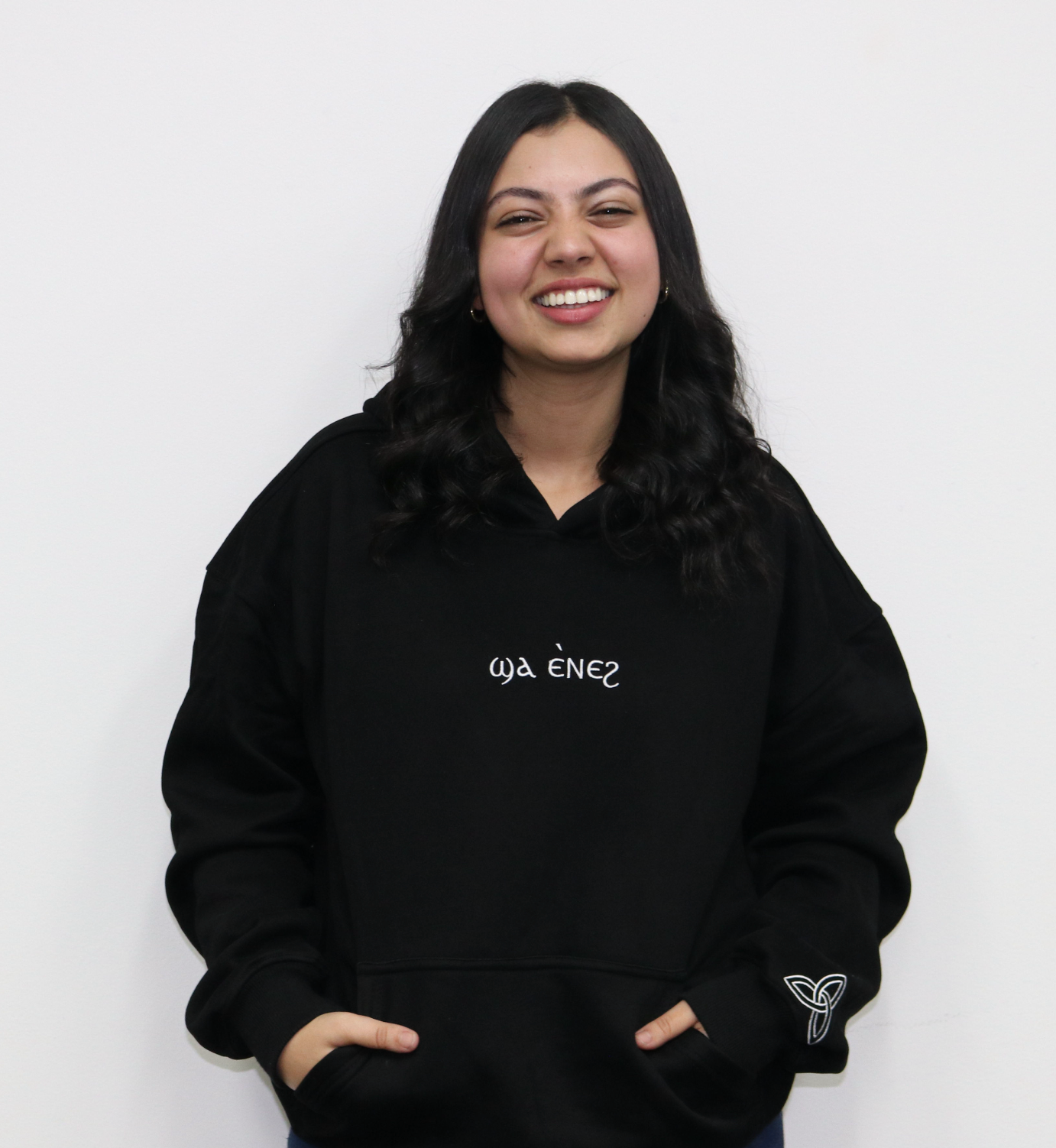 Unisex Coptic black hoodie