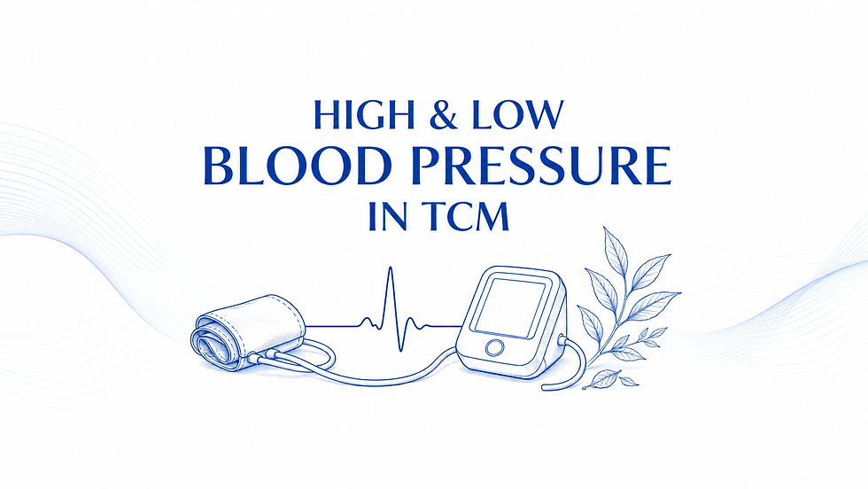 High and Low Blood Pressure in Traditional Chinese Medicine