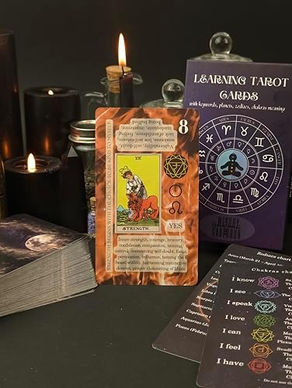 Witchy Cauldron Tarot Cards for Beginners, Learning Tarot Cards with Meanings on Them, for Beginners, Training Deck