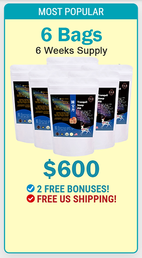 6 weeks 美国中药 失眠 睡安丹