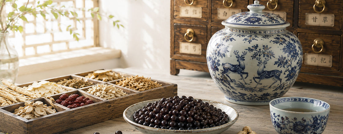 Traditional Chinese medicine, acupuncture, natural herbal remedies, and online consultatio
