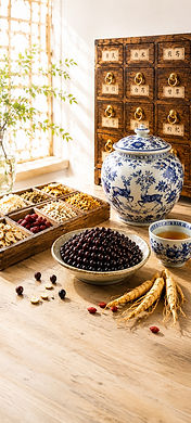 Traditional Chinese medicine, acupuncture, natural herbal remedies, and online consultatio