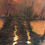 Thumbnail: Antique Sunset pound Oil Painting 