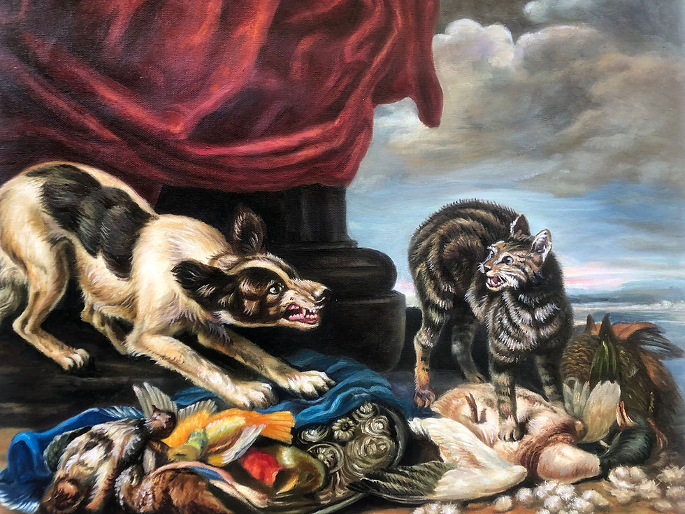 Thumbnail: Oil Painting The Closest enemy