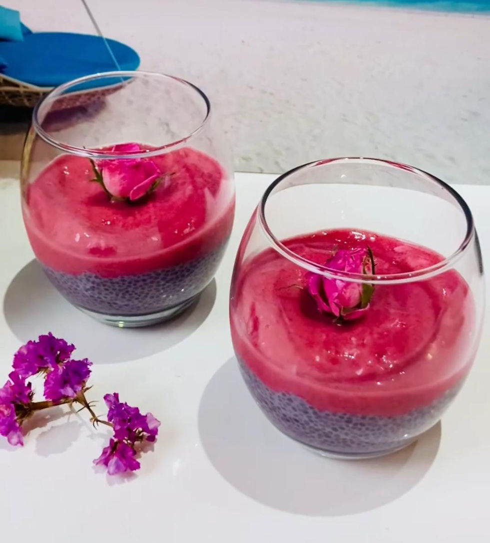 Açai chia puding