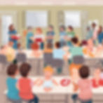 A hands-on first aid training session with parents and caregivers practicing infant CPR an