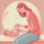 DALL·E 2024-11-05 21.42.30 - An illustrative image of a mother gently massaging her baby's