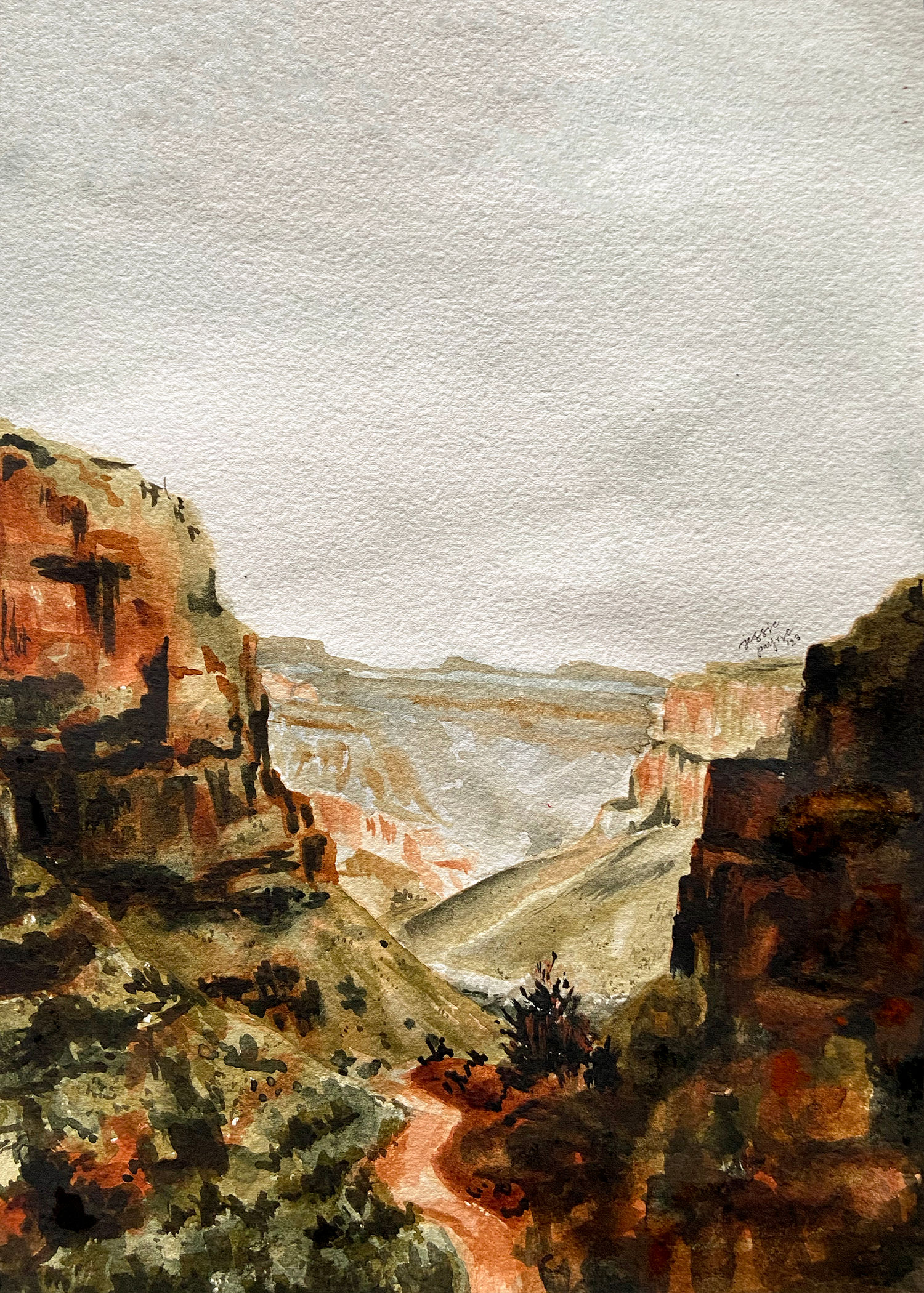 Dusk Over Grand Canyon