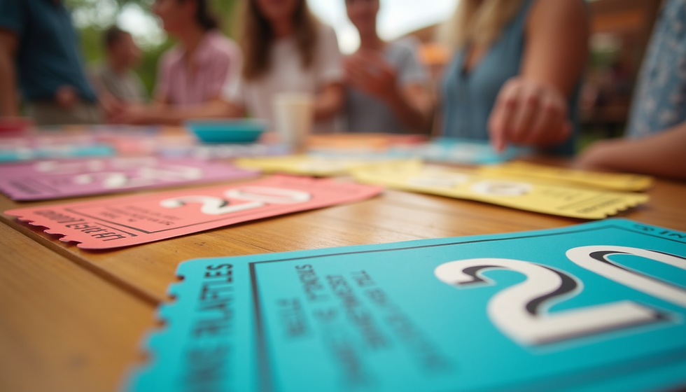 Get Your Summer Fair Raffle Tickets Now for Just £1 per Strip of 5