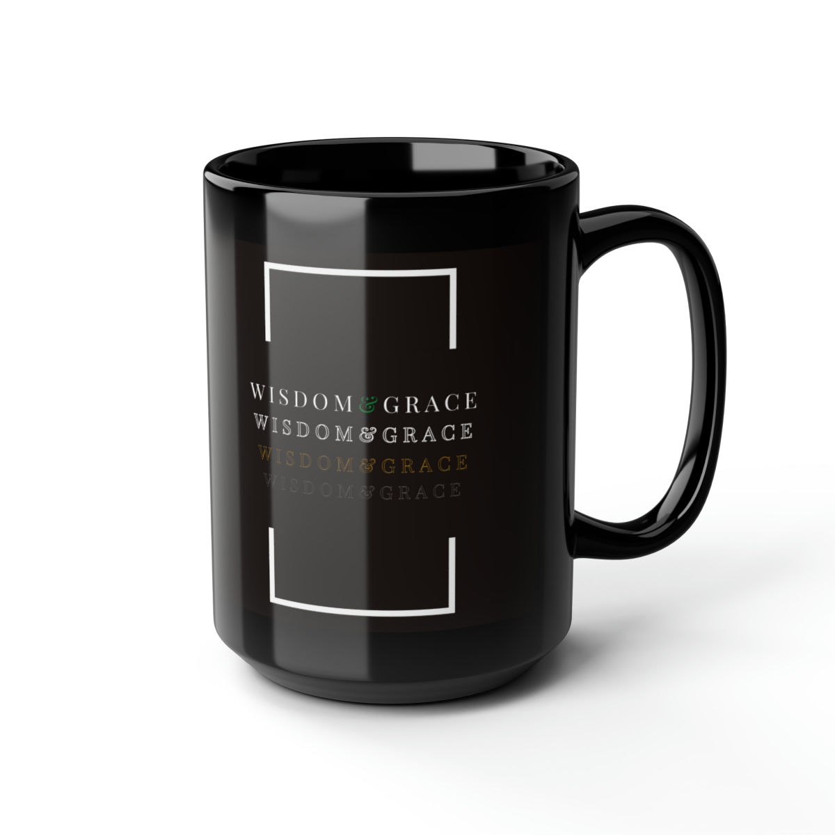 Black Mug, 15oz