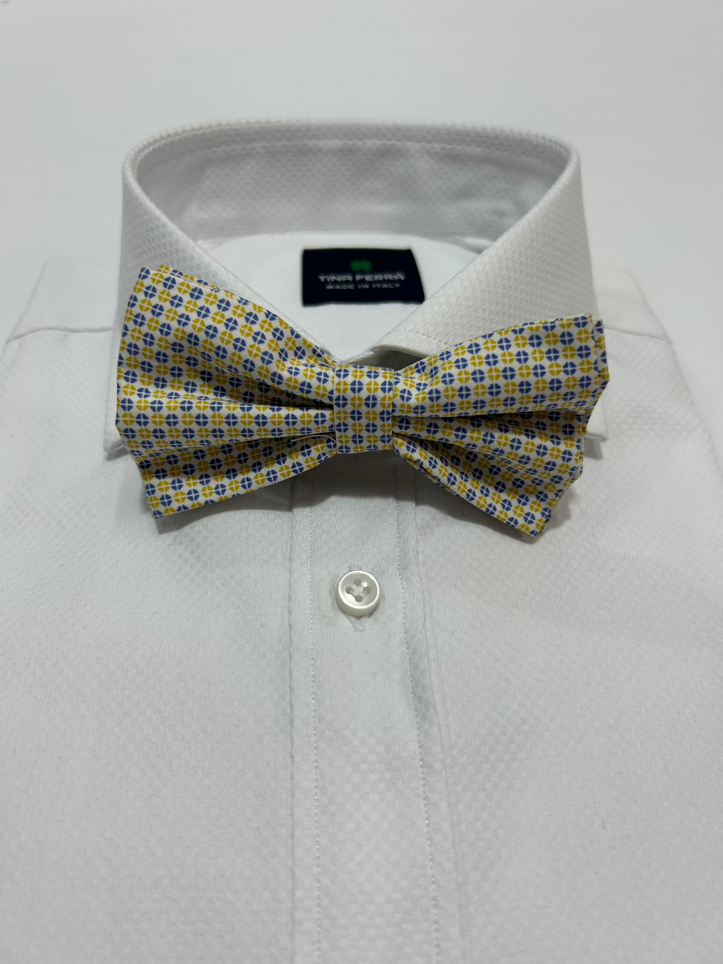 Papillon Raso in popeline a fantasia