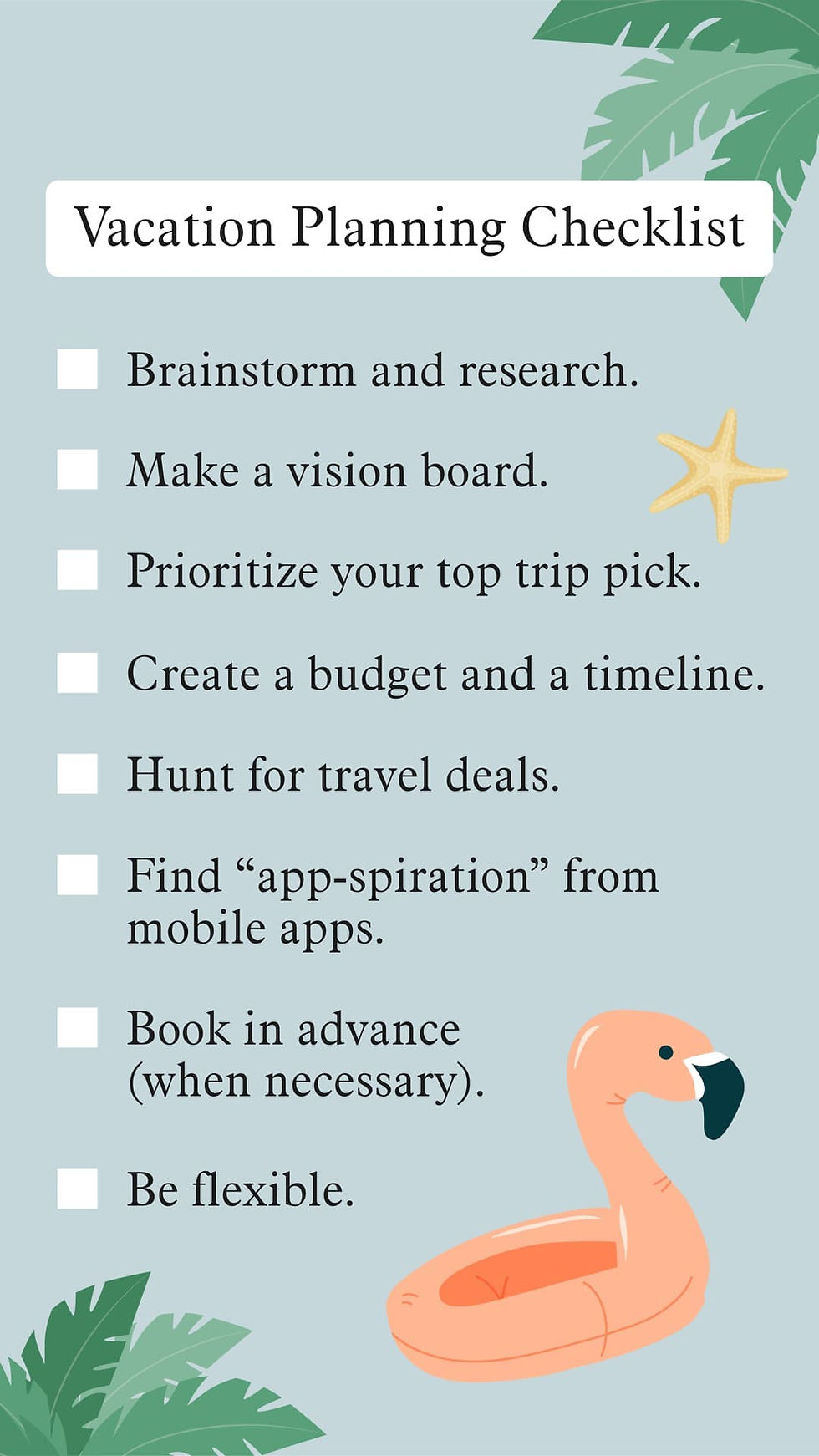 National Plan for Vacation Day