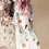 Thumbnail: Women Dress Loose Casual Kimono Dresses Floral Embroidered