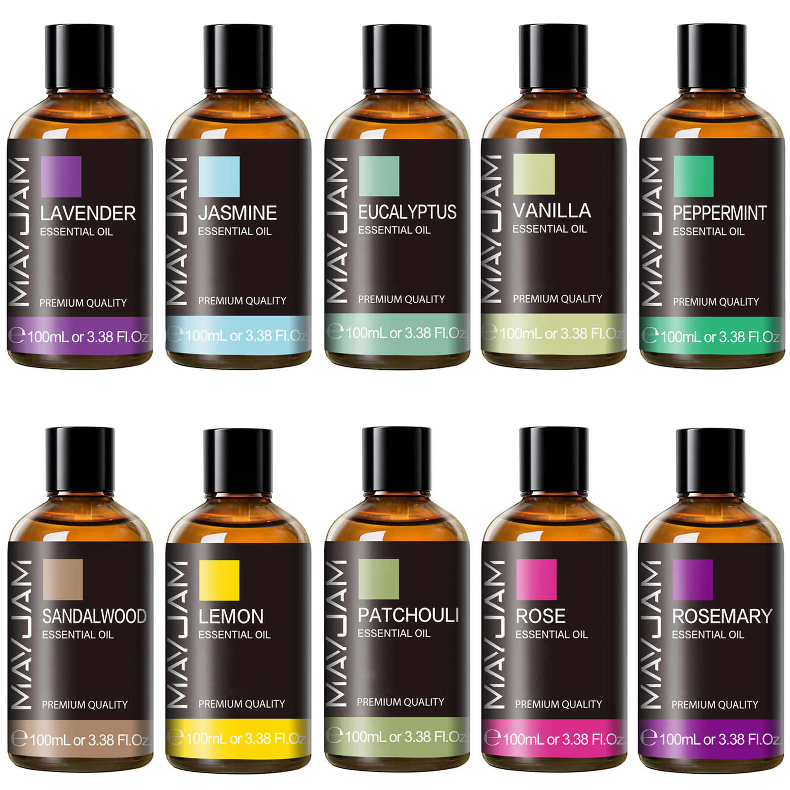 MAYJAM 1 Piece 100ML Pure Natural Plants Essential Oil For Humidifiers Aromatic 