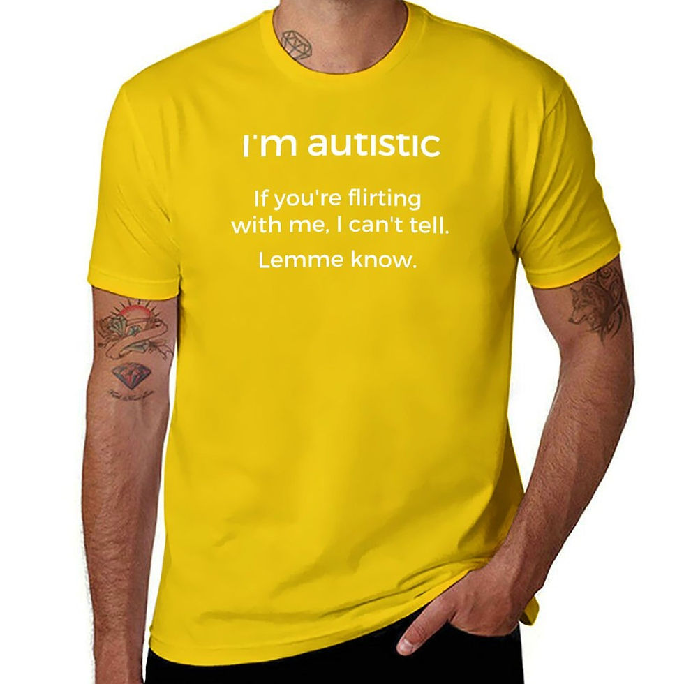 Miniatura: I'm autistic. If you're flirting with me, I can't tell. Lemme know. T-Shirt summ