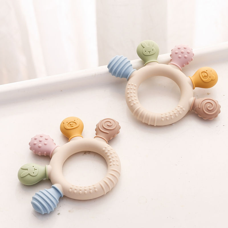 Thumbnail: Little Paws Silicone Palm Teether