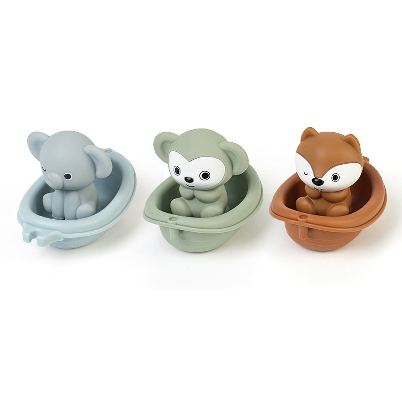 Thumbnail: Little Paws Silicone Animal Bath Squirt Toys