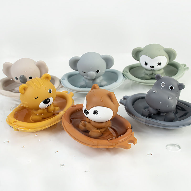 Thumbnail: Little Paws Silicone Animal Bath Squirt Toys