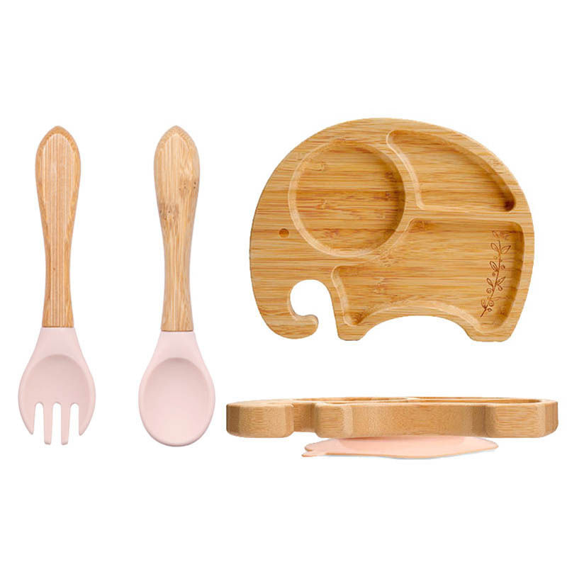 Thumbnail: Little Paws Bamboo Feeding Plate