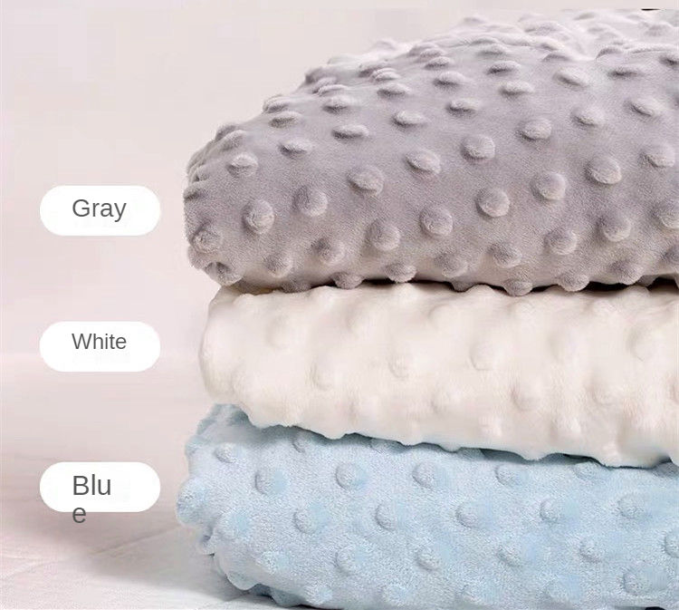 Thumbnail: Little Paws Minky Dot Crib Fitted Sheet