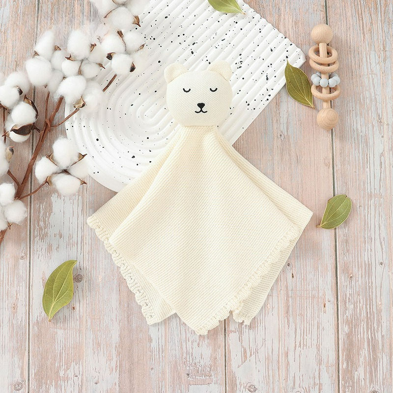 Thumbnail: Little Paws Knitted Rabbit Comforter Blanket