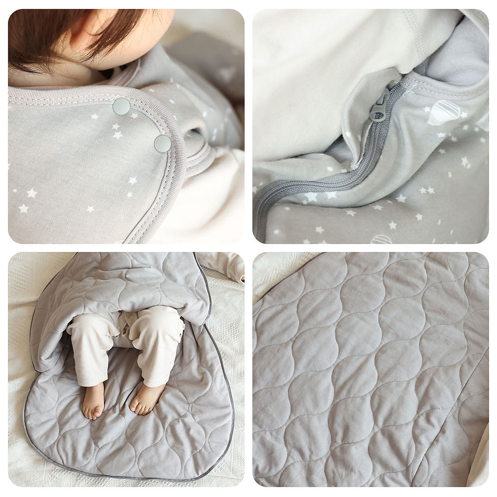 Thumbnail: Little Paws Cotton Sleep Sack Vest