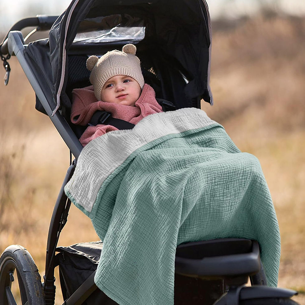Thumbnail: Little Paws Muslin Baby Blanket