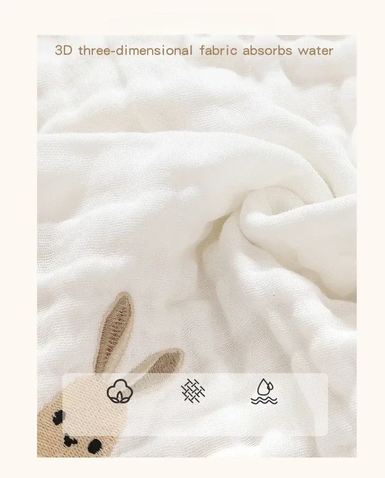 Thumbnail: Little Paws Cotton Baby Burp Cloths