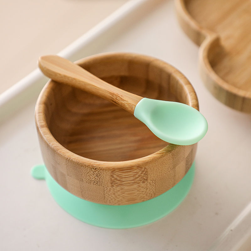 Thumbnail: Little Paws Bamboo Feeding Bowl