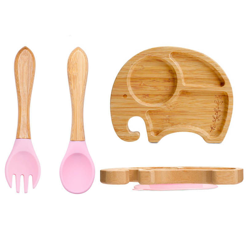 Thumbnail: Little Paws Bamboo Feeding Plate