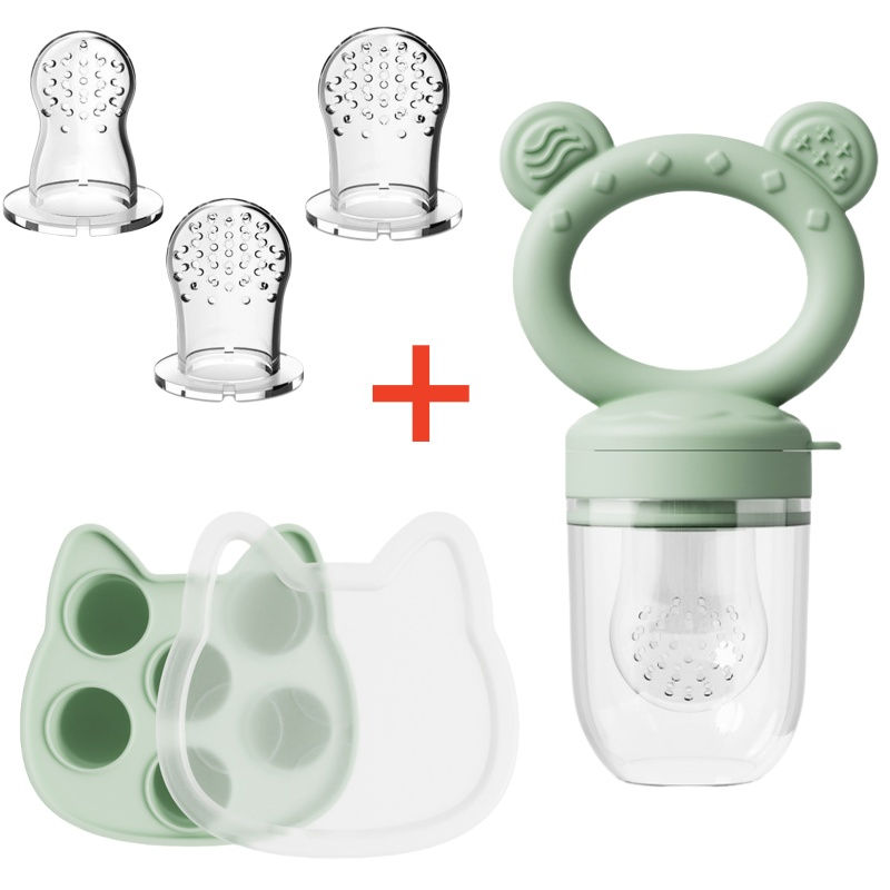 Thumbnail: Little Paws Silicone Baby Food Feeder