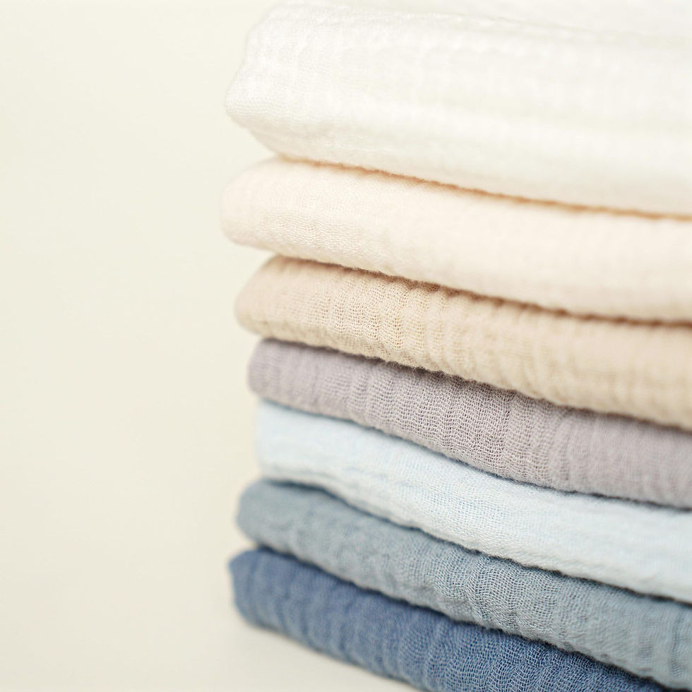 Thumbnail: Little Paws Cotton Baby Burp Cloth Set