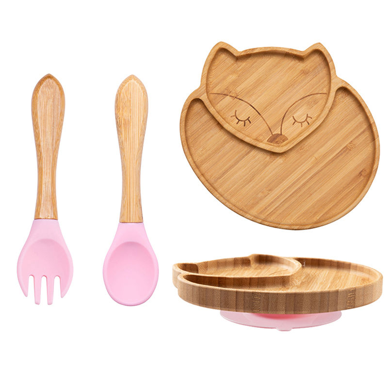 Thumbnail: Little Paws Bamboo Feeding Plate