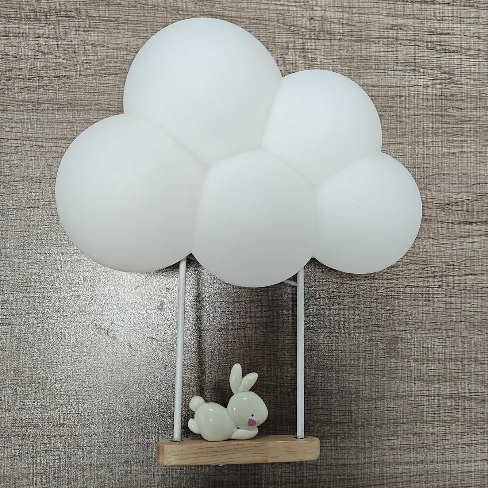 Thumbnail: Little Paws Cloud Wall Lamp