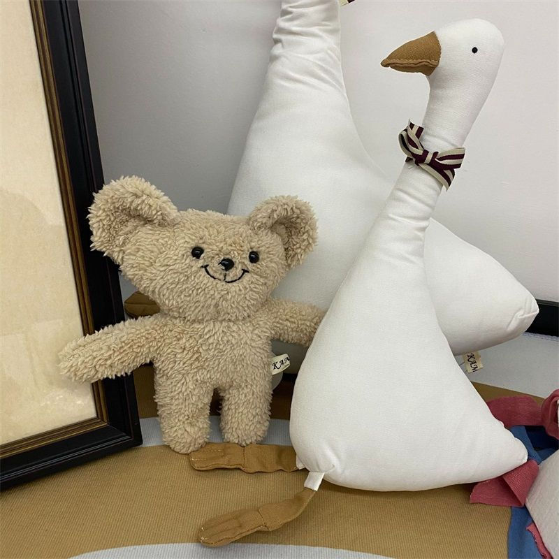 Thumbnail: Little Paws White Goose Plush Pillow