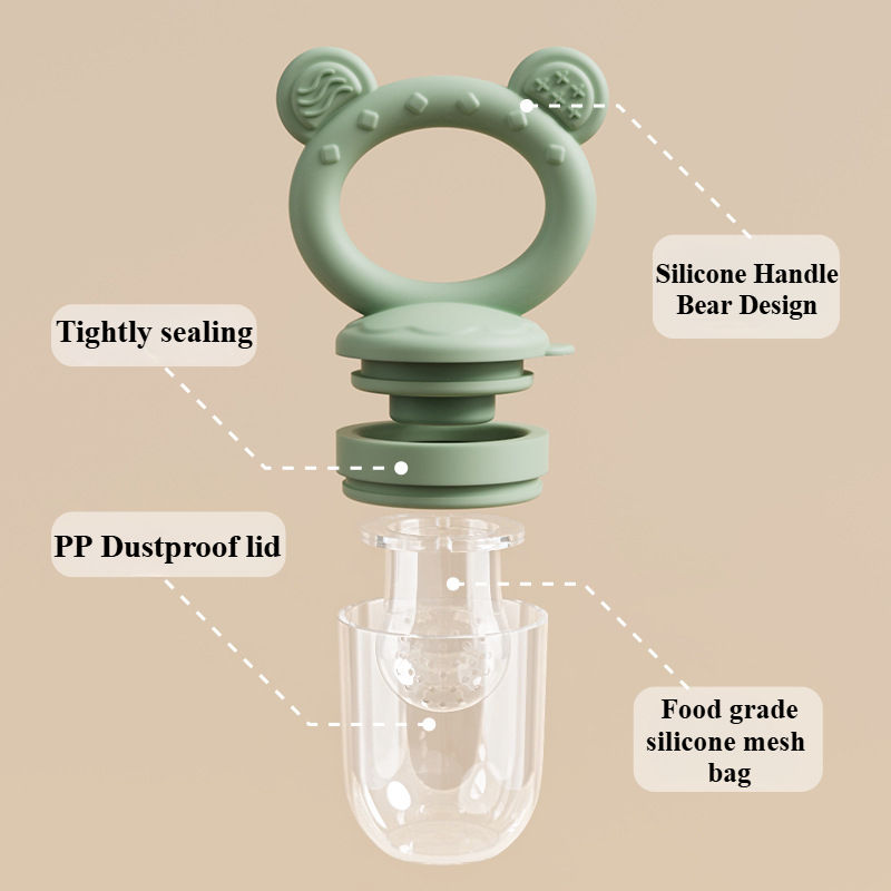 Thumbnail: Little Paws Silicone Baby Food Feeder