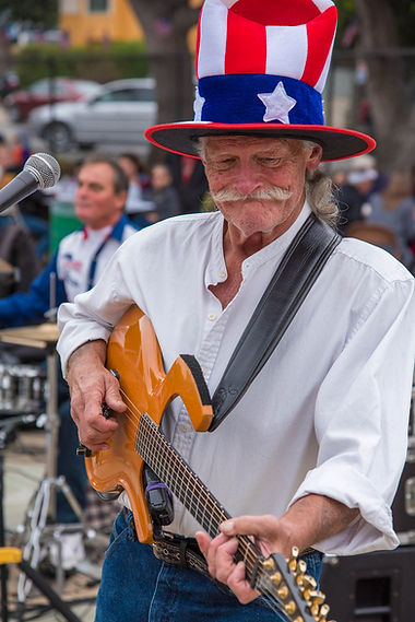 July 4th Fourth of July guitarist rock star musician party