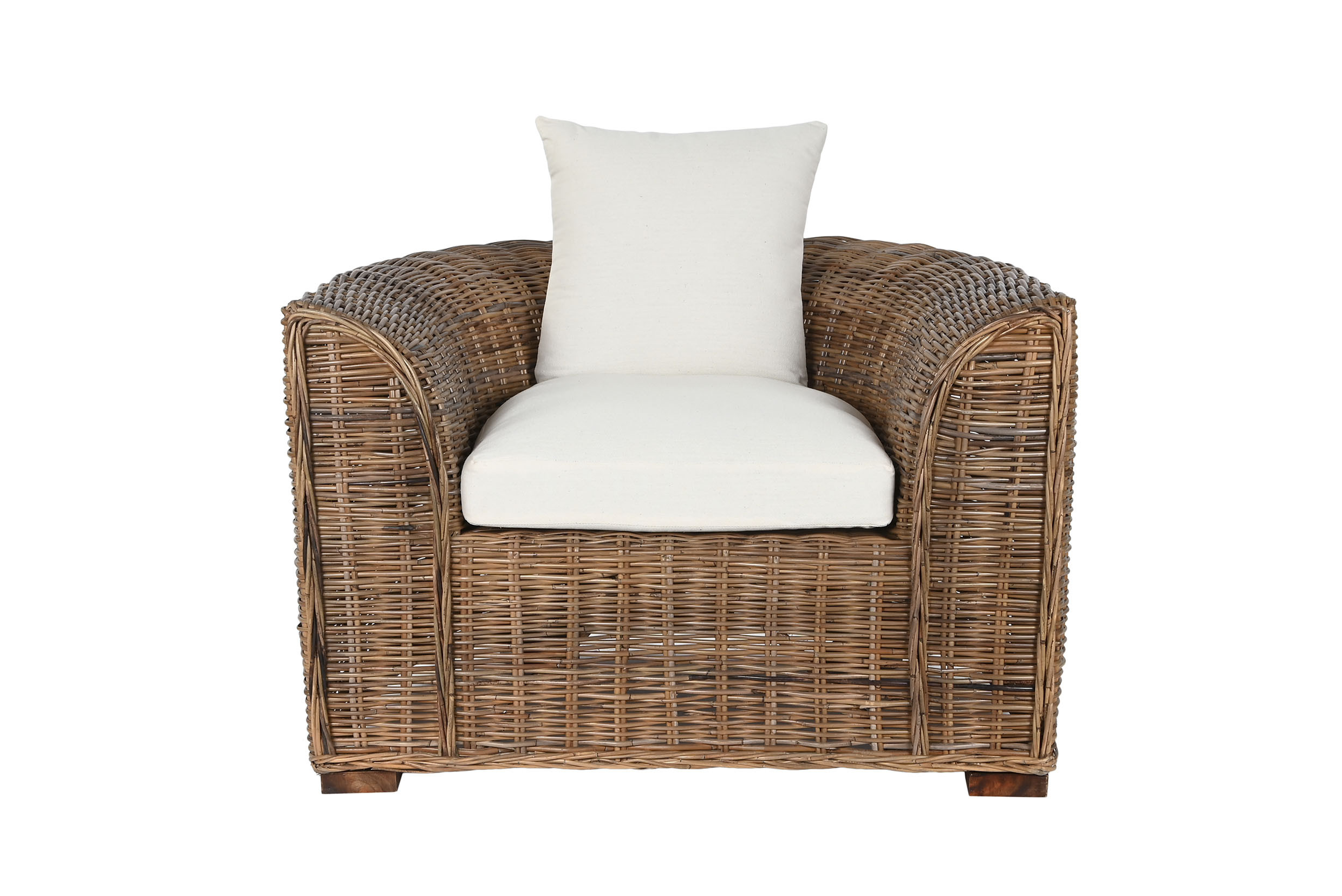 Baštenska fotelja natural ratan