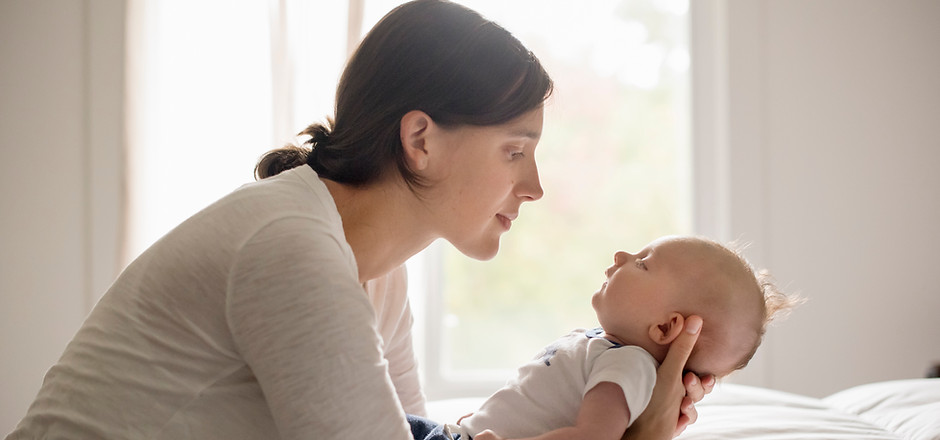 Mother Holding Baby