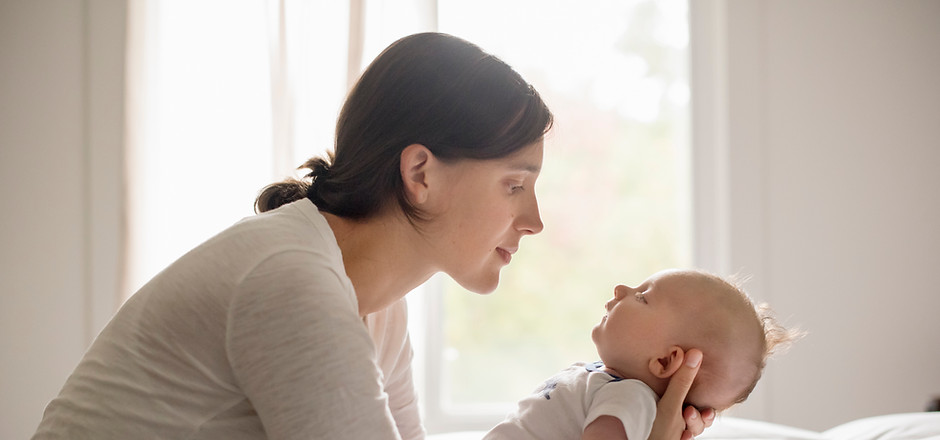 Mother Holding Baby