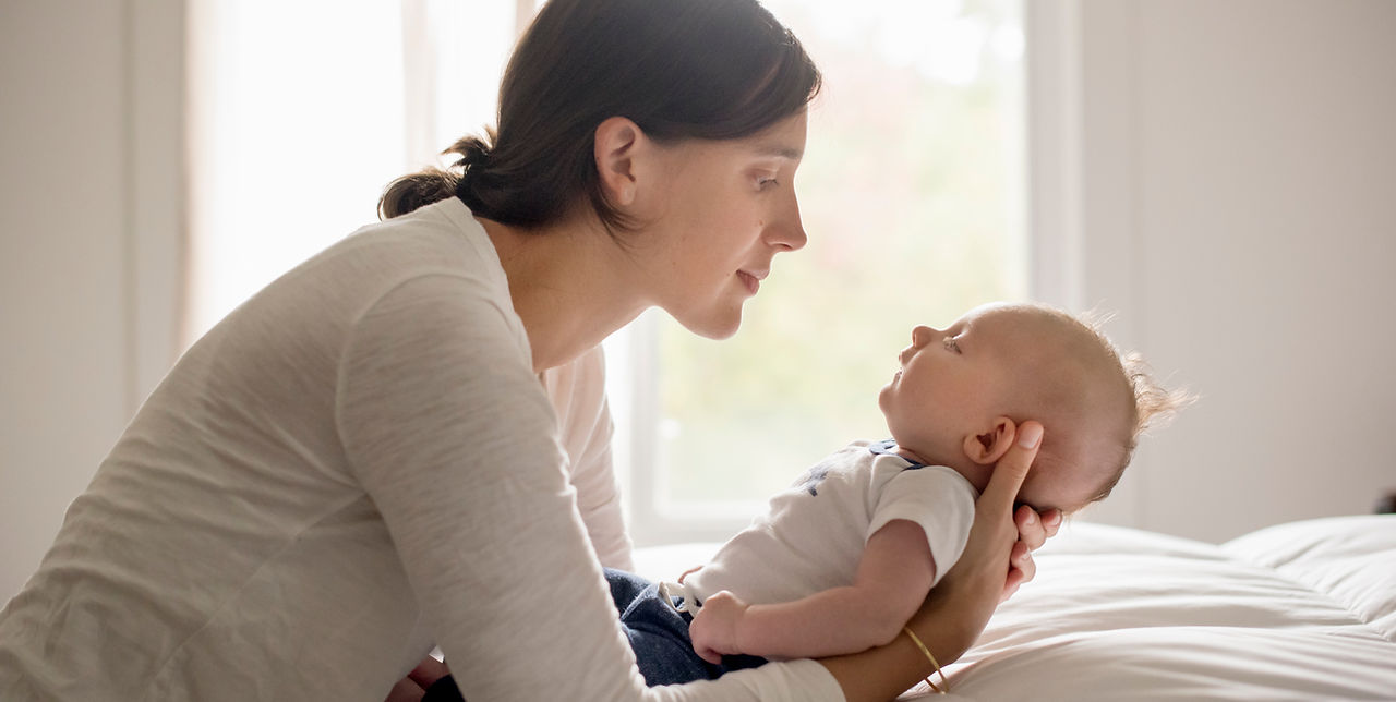 Mother Holding Baby