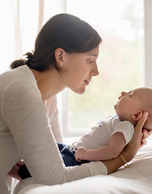 Mother Holding Baby