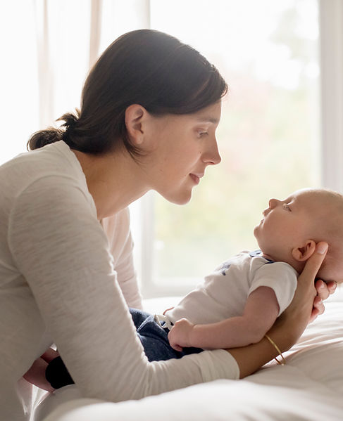 Mother Holding Baby