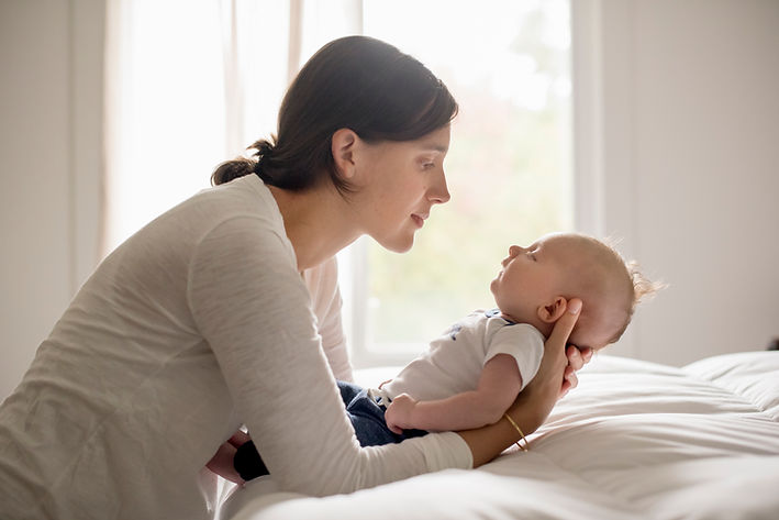 Mother Holding Baby