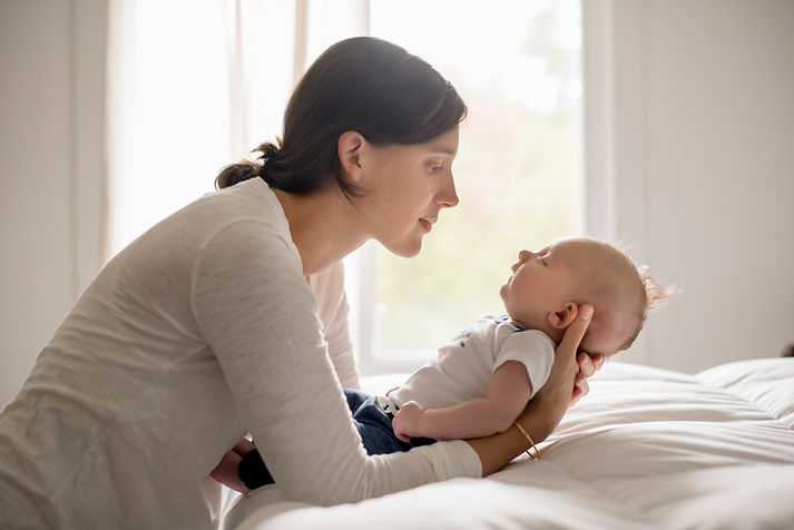 Mother Holding Baby