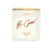 Thumbnail: All Natural B Gone hand poured soy candle inside white jar with wooden lid on top