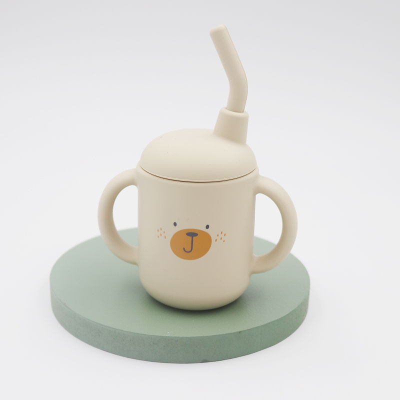 Thumbnail: New cartoon 120ML Baby Silicone Sippy Cup BPA-Free Portable Storage Snack Contai
