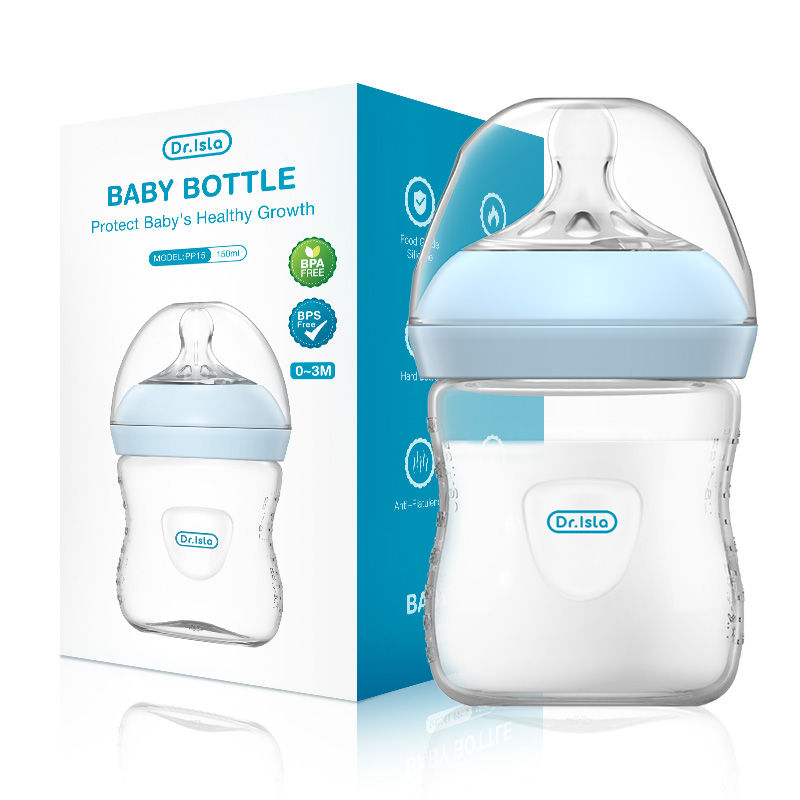 Thumbnail: Baby Bottle 150/240/330ML Newborn PP Bottles Anti-Choke Anti-flatulence Milk Fee